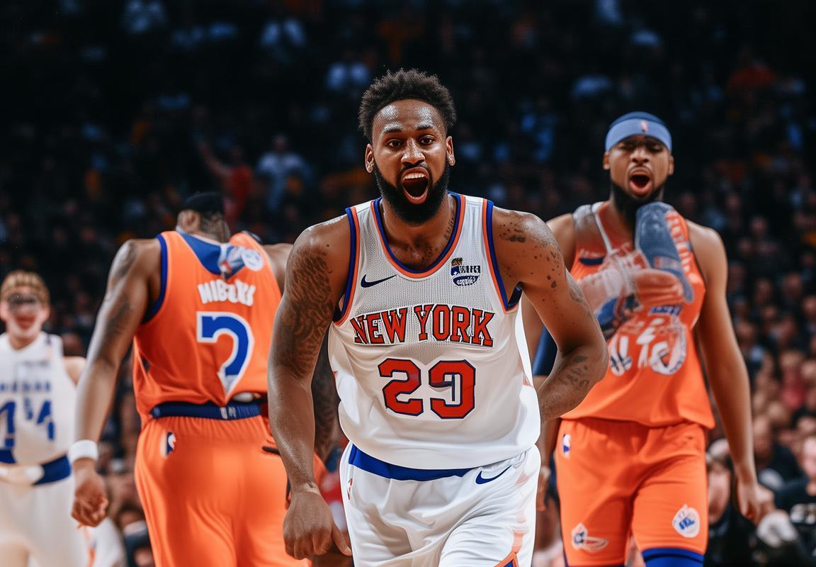 尼克斯力克马刺取NBA杯关键胜利！布伦森25分领军，文班亚马空砍18分